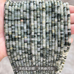 2 * 4mm Jade Crystal right angle wafer scattered beads diy ornament accessories bracelet beaded spacer semi-finished products wholesale