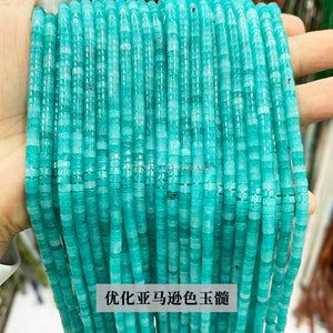 2 * 4mm Jade Crystal right angle wafer scattered beads diy ornament accessories bracelet beaded spacer semi-finished products wholesale