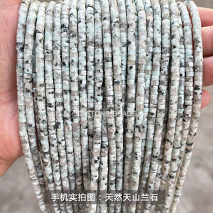 2 * 4mm Jade Crystal right angle wafer scattered beads diy ornament accessories bracelet beaded spacer semi-finished products wholesale