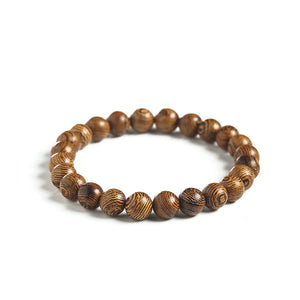 Wooden Bracelet: Unisex Lucky Gift, Perfect Fashion Accessory