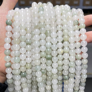 Loose Beads Ice Cuiyu Bracelet Semi finished Round Beads DIY Jewelry Accessories Wholesale