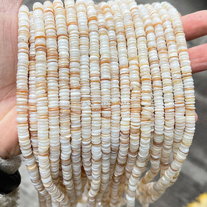 Wholesale of 7-8mm natural freshwater white seashells, irregular shaped scattered beads, DIY accessories, and accessories for white Fritillaria