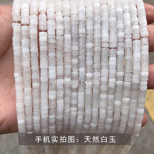 2 * 4mm Jade Crystal right angle wafer scattered beads diy ornament accessories bracelet beaded spacer semi-finished products wholesale