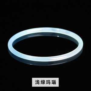 Natural agate chalcedony bracelet pretty color agate round bracelet girls thin bracelet wholesale