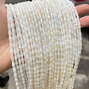 Wholesale of 7-8mm natural freshwater white seashells, irregular shaped scattered beads, DIY accessories, and accessories for white Fritillaria