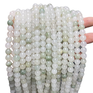 Loose Beads Ice Cuiyu Bracelet Semi finished Round Beads DIY Jewelry Accessories Wholesale